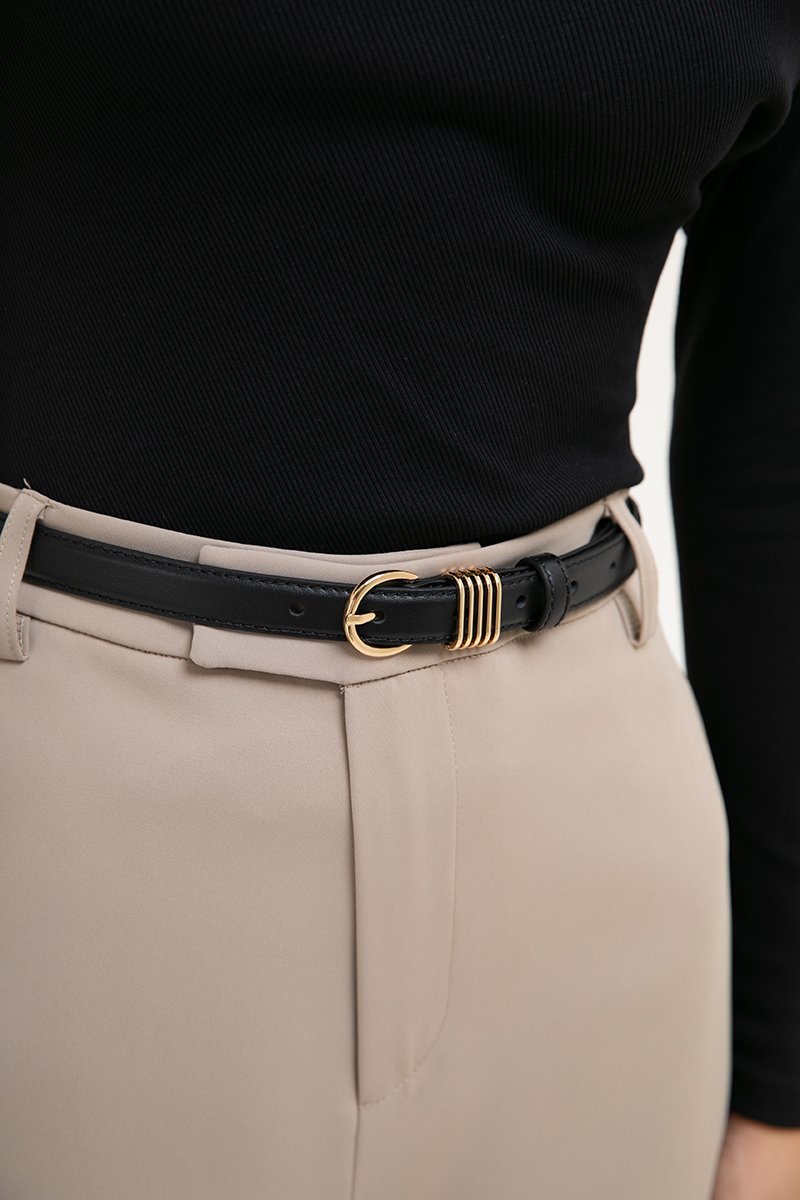 EDMOND LEATHER HARNESS BELT