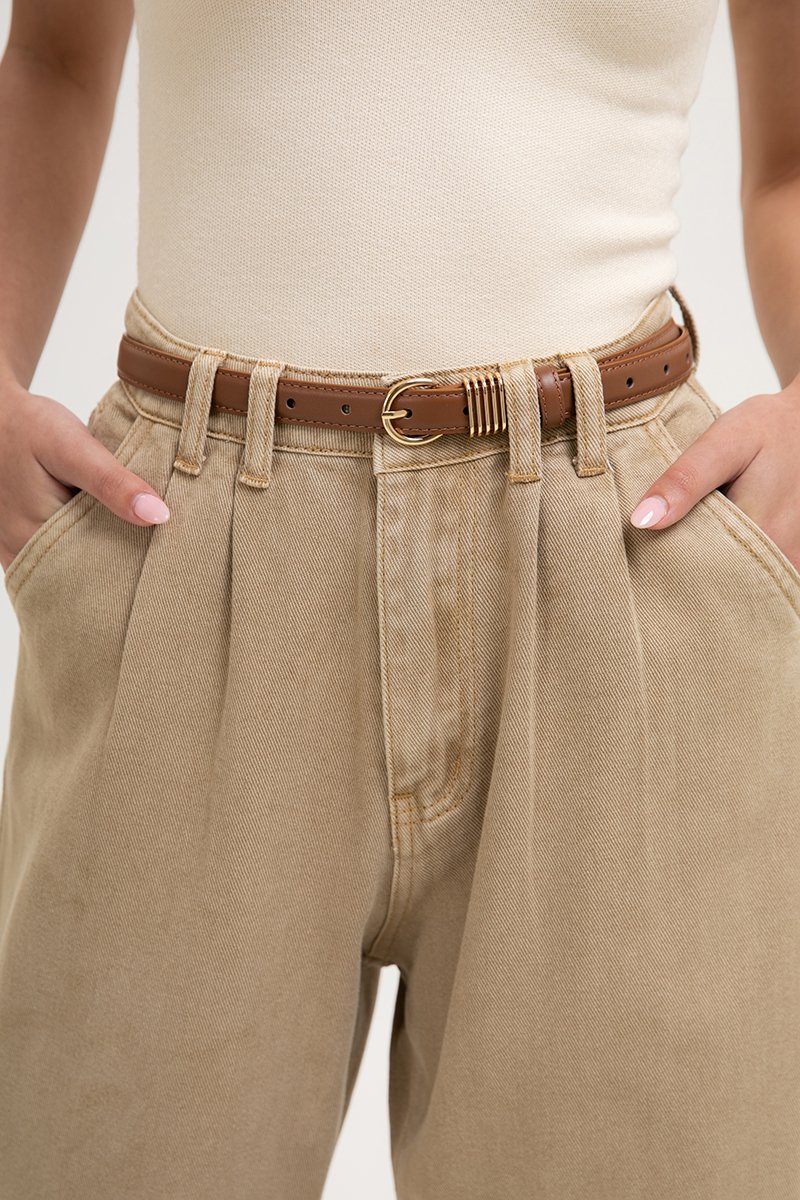 EDMOND LEATHER HARNESS BELT