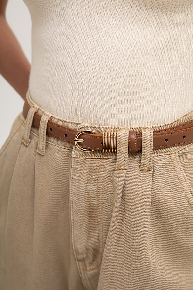 EDMOND LEATHER HARNESS BELT