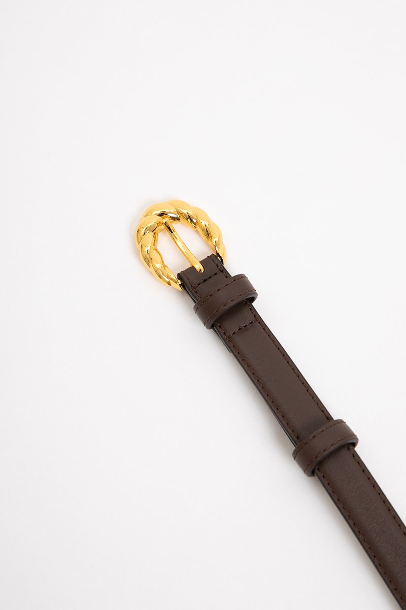 GIA TWISTED BUCKLE BELT