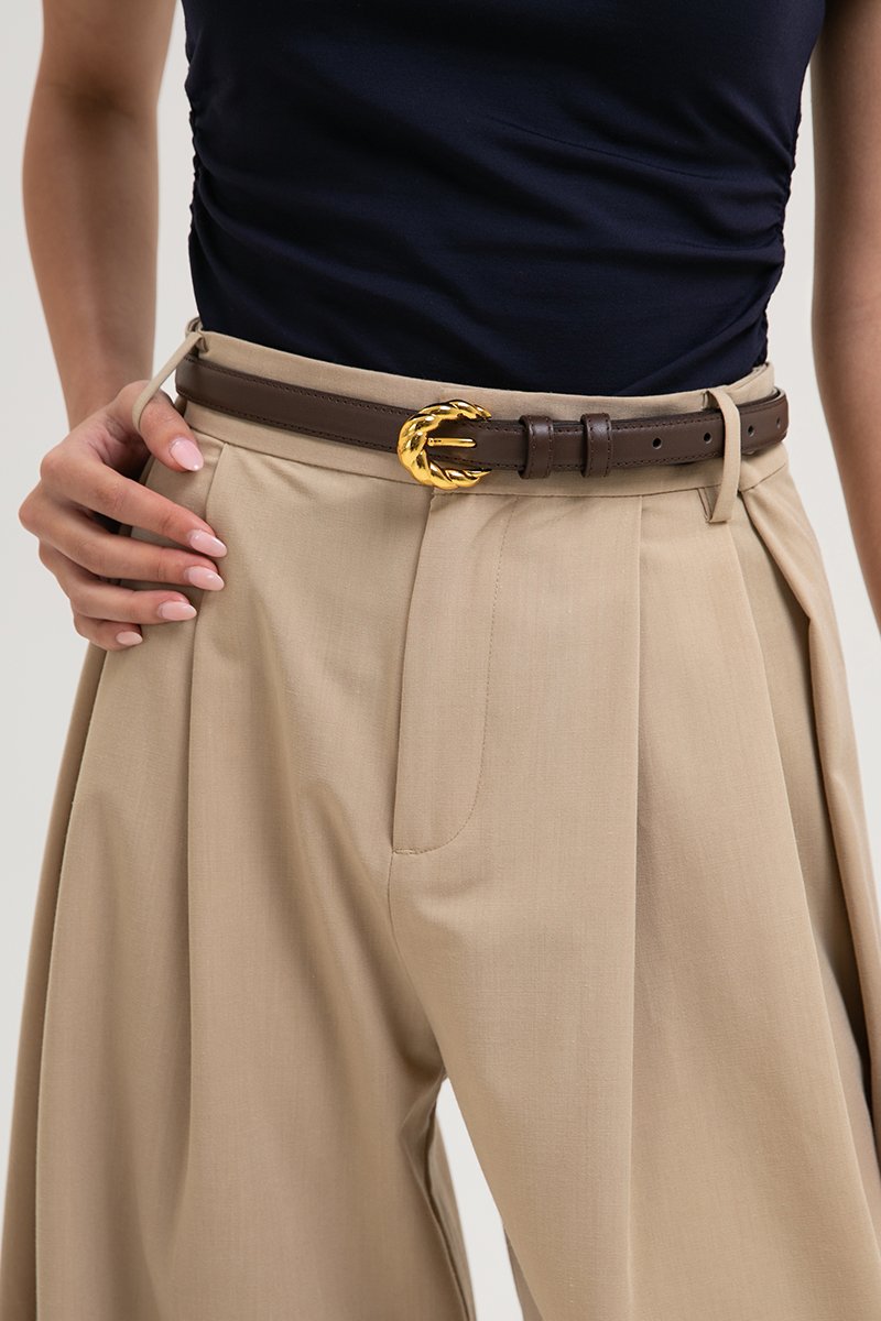 GIA TWISTED BUCKLE BELT