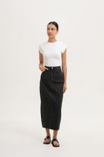 EDDIE CAP SLEEVE RUCHED TEE