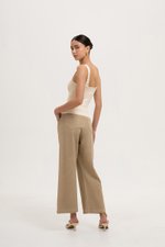 CARLY SCALLOP EDGE RIBBED TANK TOP