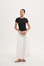 *BACKORDER* JAMEY LACE TRIM RIBBED KNIT TOP