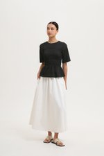 MABEL SMOCKED T-SHIRT