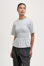 MABEL SMOCKED T-SHIRT