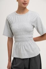 MABEL SMOCKED T-SHIRT