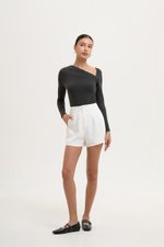 *BACKORDER* CARLIE ASYMMETRIC LONG SLEEVE TOP