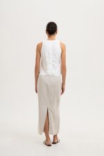 KADY CROSS OVER LINEN TOP