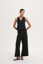 KADY CROSS OVER LINEN TOP