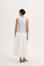 KADY CROSS OVER LINEN TOP