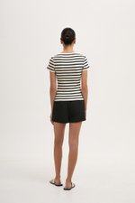 *BACKORDER* BRITNEY STRIPED BOAT NECK T-SHIRT