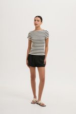 *BACKORDER* BRITNEY STRIPED BOAT NECK T-SHIRT