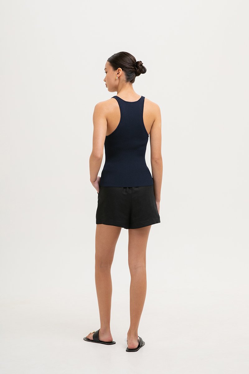 HADLEY NEEDLEWORK RIBBED TANK