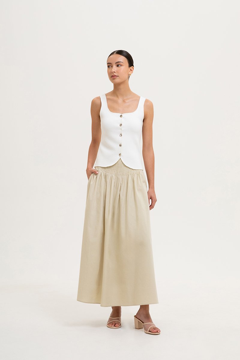 CELLO VEST KNIT TOP