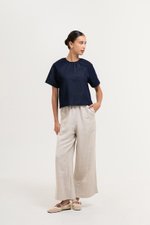 KAREN TIE BACK DENIM TOP