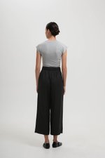 TANYA PLEATED WIDE LEG LINEN PANTS (PETITE)