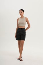 NINA V BACK JERSEY CROP TOP
