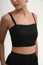 KENDI BUSTIER CROP TOP
