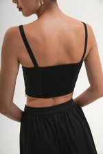 KENDI BUSTIER CROP TOP