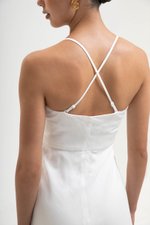 DEVON BIAS CUT MULTIWAY LINEN MAXI DRESS