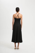 DEVON BIAS CUT MULTIWAY LINEN MAXI DRESS