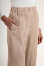 SALOME PLEATED ELASTIC PANTS
