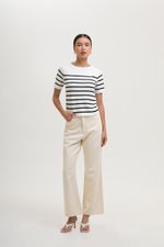 ELOWEN KNIT STRIPE TOP