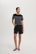 ELOWEN KNIT STRIPE TOP