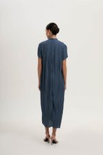 NOURIA PLEATED MAXI CHEONGSAM W SASH