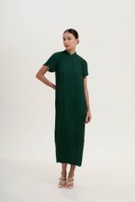 NOURIA PLEATED MAXI CHEONGSAM W SASH