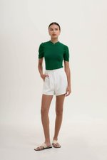 SHAINA CHEONGSAM KNIT TOP