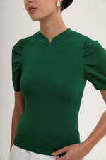 SHAINA CHEONGSAM KNIT TOP