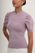 SHAINA CHEONGSAM KNIT TOP