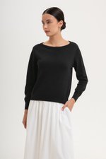 GAELLE KNIT SWEATER TOP