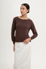 GAELLE KNIT SWEATER TOP