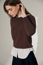 GAELLE KNIT SWEATER TOP