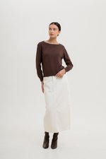 GAELLE KNIT SWEATER TOP