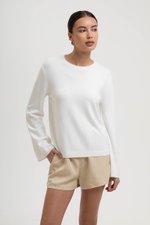 GRAZIA FLARE SLEEVED SWEATER TOP