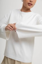 GRAZIA FLARE SLEEVED SWEATER TOP