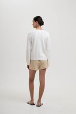 GRAZIA FLARE SLEEVED SWEATER TOP