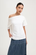 MARGE ASYMMETRIC OVERSIZED TEE
