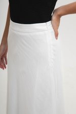 KELSY LINEN MIDI SKIRT