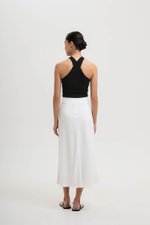 KELSY LINEN MIDI SKIRT