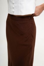 KELSY LINEN MIDI SKIRT