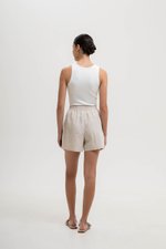 JAELYN ELASTICATED LINEN SHORTS