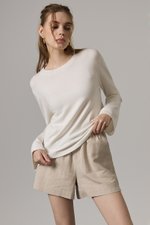 JAELYN ELASTICATED LINEN SHORTS