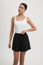 JAELYN ELASTICATED LINEN SHORTS