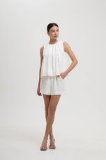 JAELYN ELASTICATED LINEN SHORTS