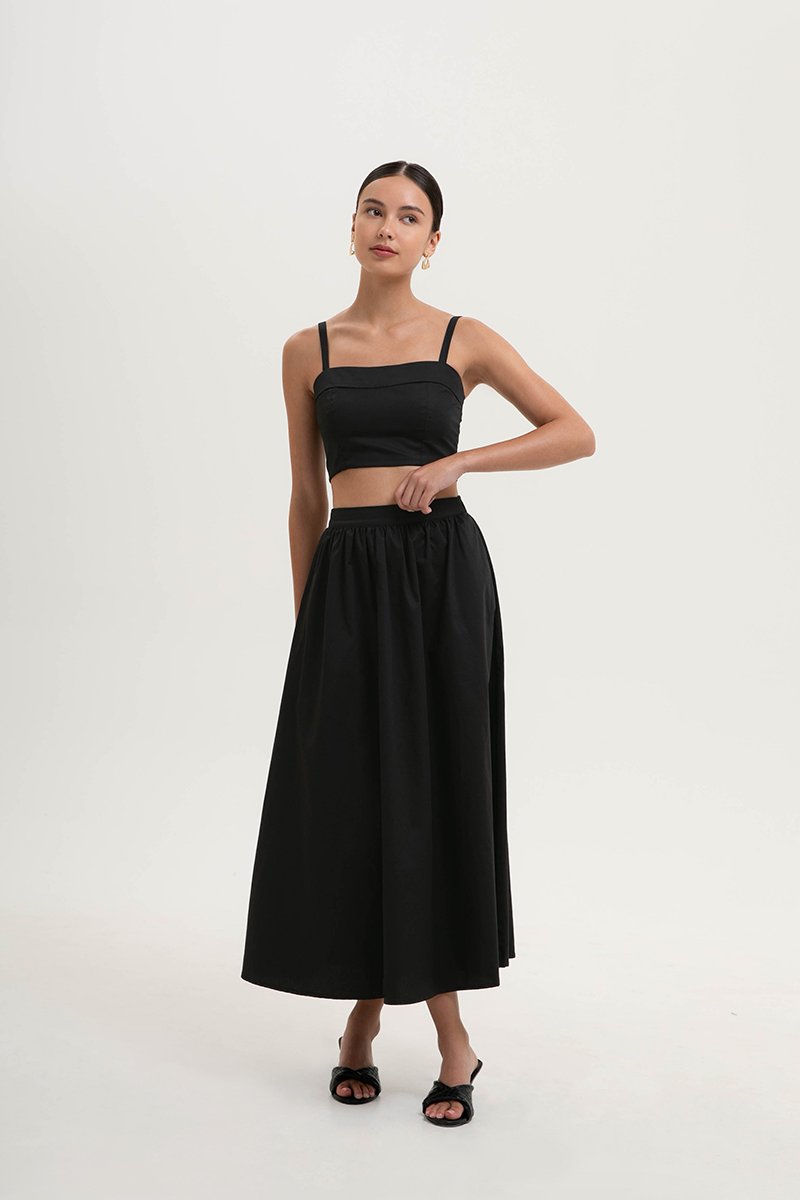 KENDI BUSTIER CROP TOP